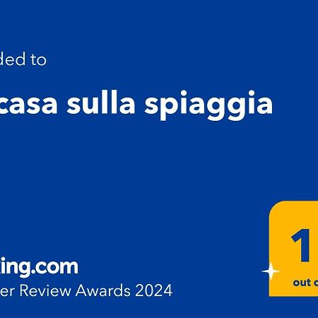 Вилла La Casa Sulla Spiaggia Балестрате Экстерьер фото