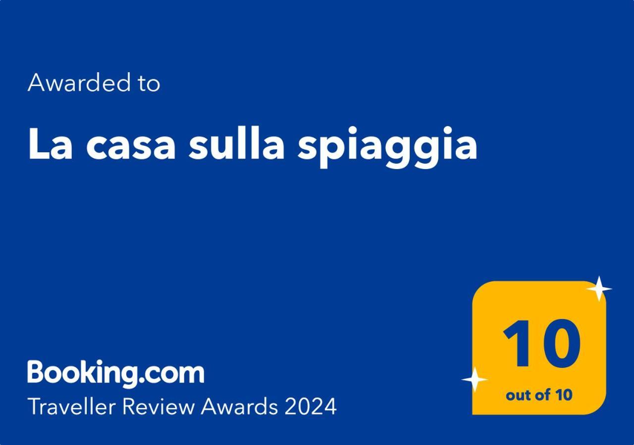 Вилла La Casa Sulla Spiaggia Балестрате Экстерьер фото